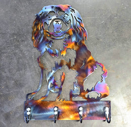 Cavalier King Charles Key & Leash Hanger