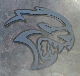 Dodge Hellcat Metal Wall Art