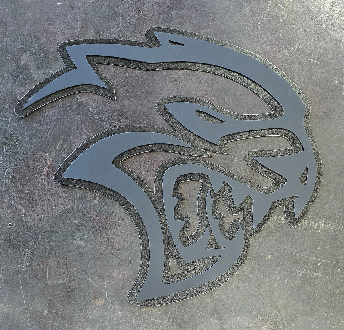 Dodge Hellcat Metal Wall Art