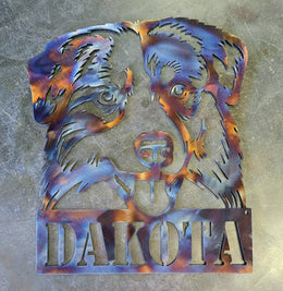 Australian Shepherd Metal Wall Art