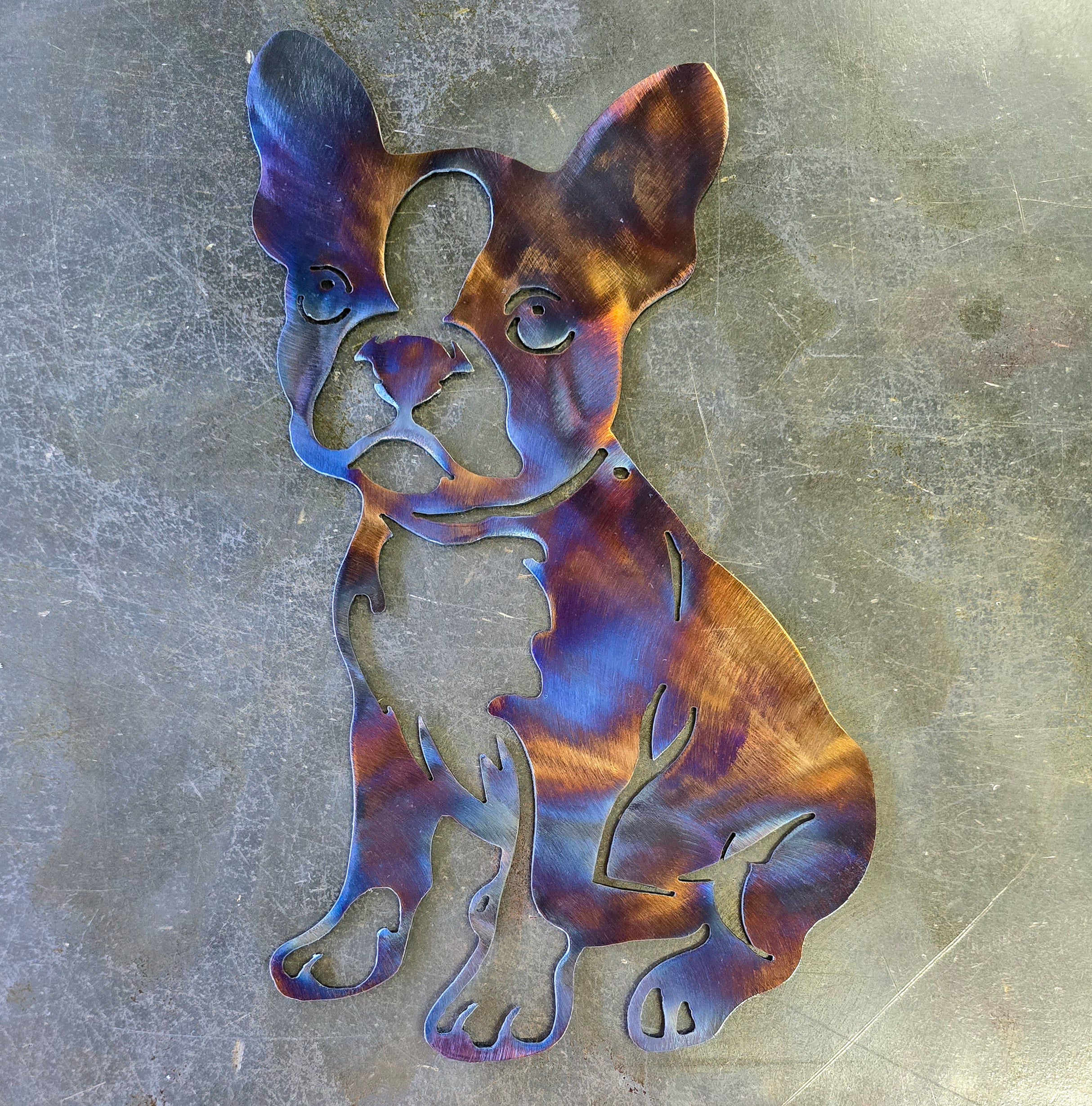 Boston Terrier Metal Wall Art #3