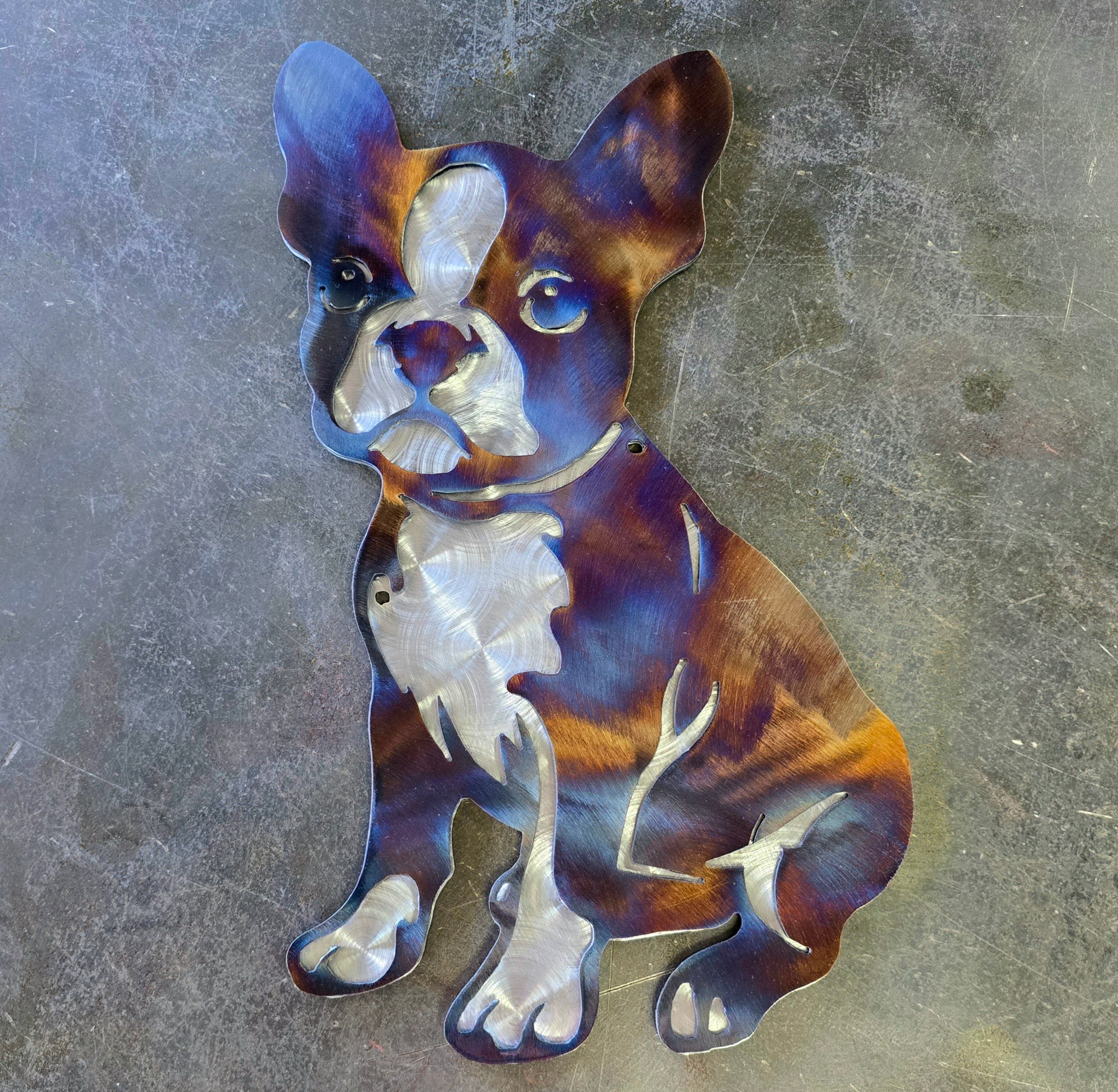 Boston Terrier Metal Wall Art #3