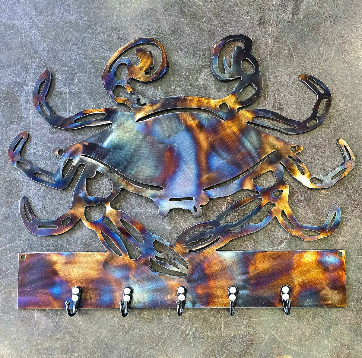 Blue Crab Key & Leash Hanger #1