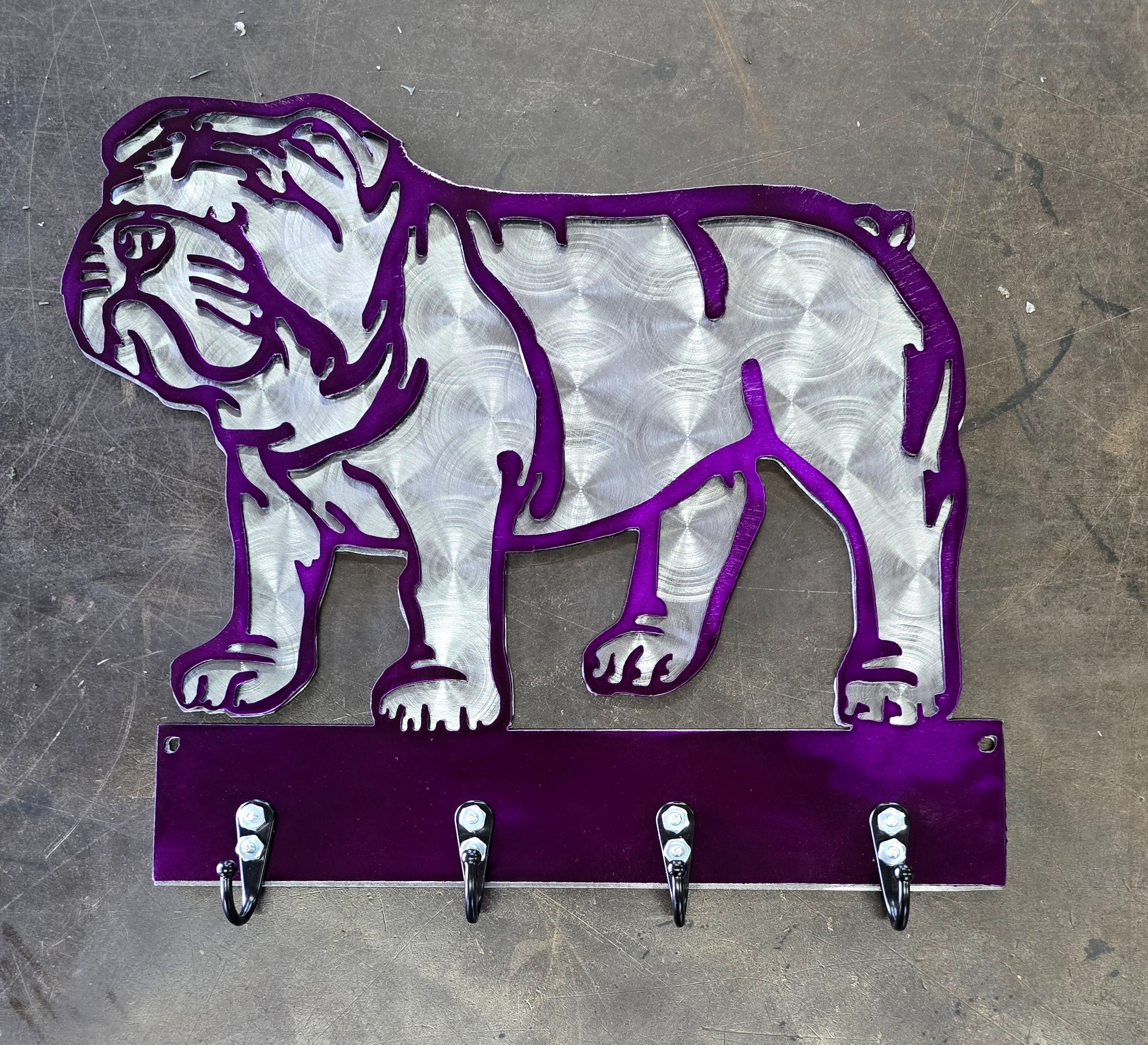 Bulldog #3 Key & Leash Hanger