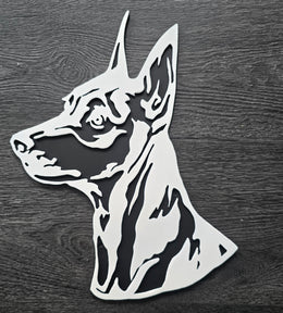 Miniature Pinscher Metal Wall Art