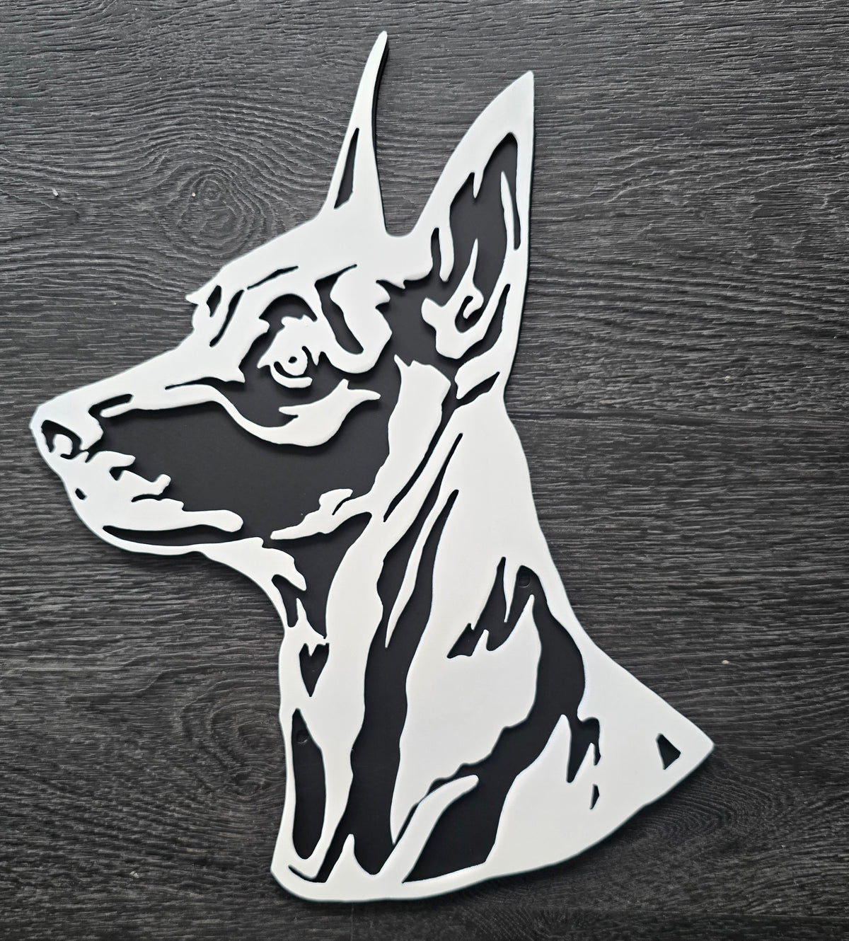 Miniature Pinscher Metal Wall Art