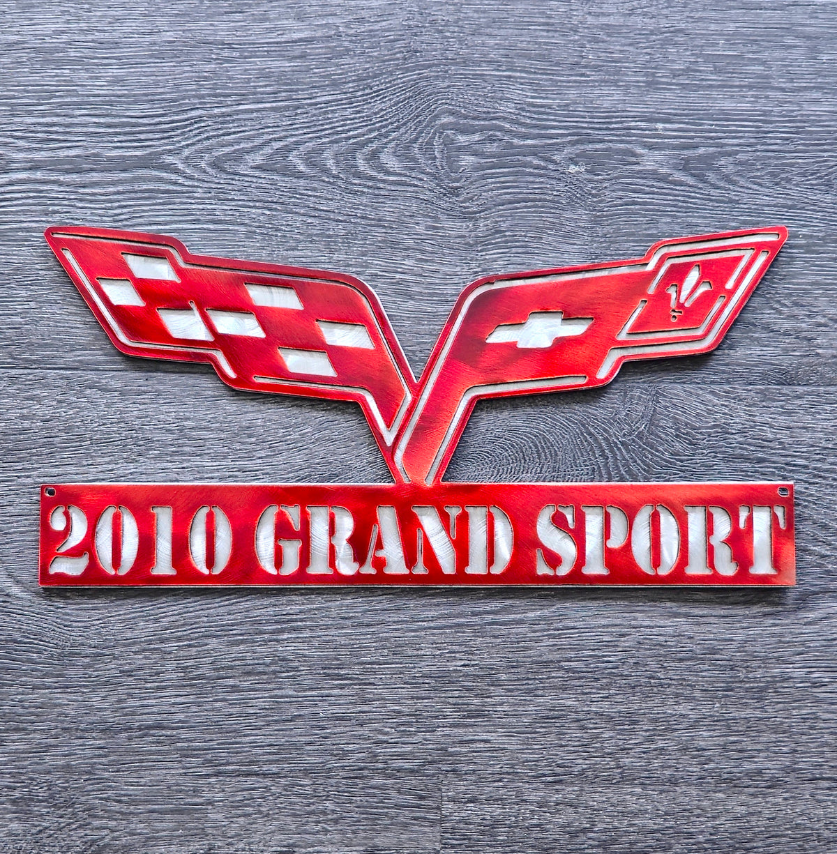 Corvette C6 Metal Wall Art