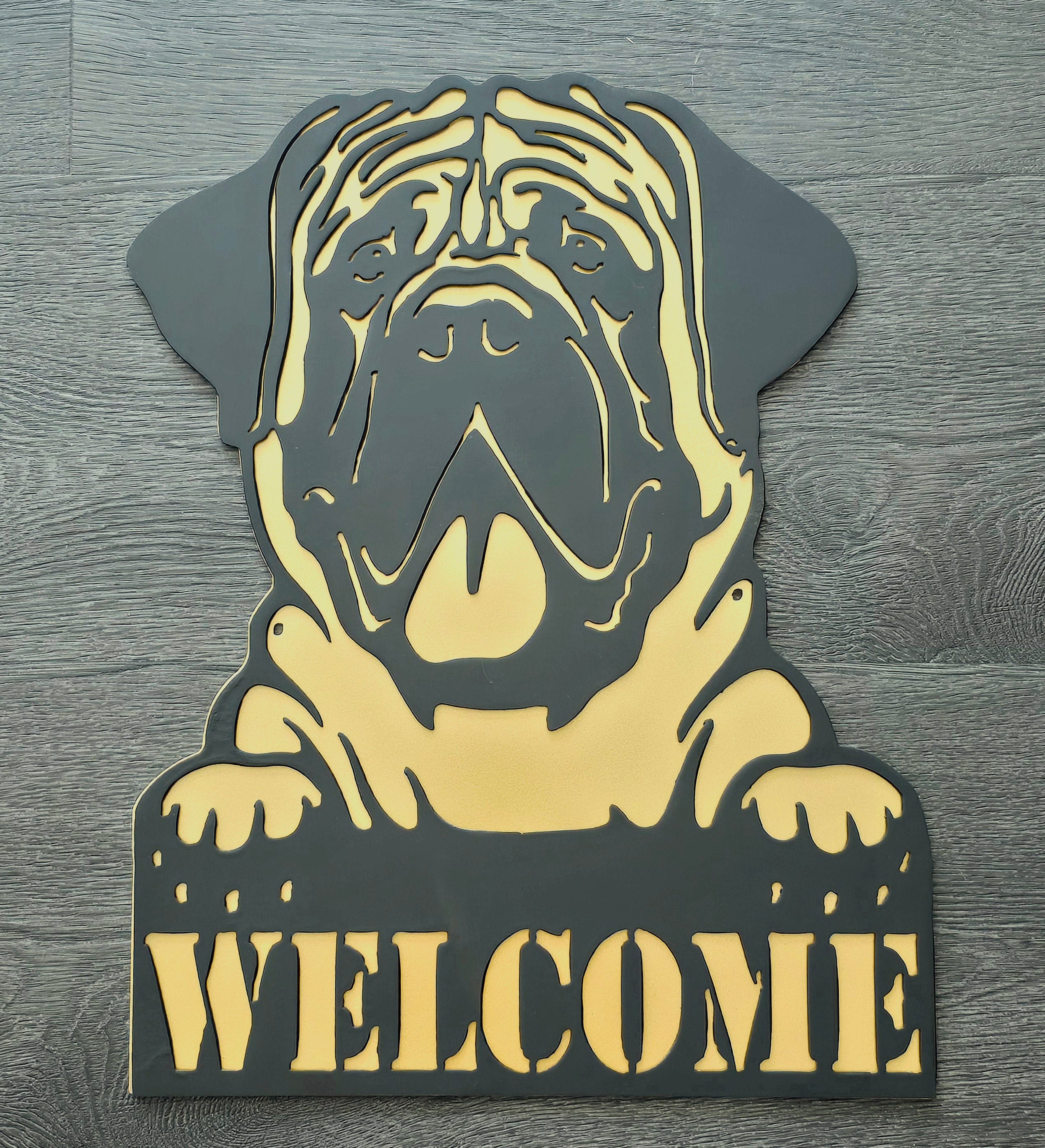 Mastiff #1 Metal Art