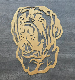 Mastiff Metal Wall Art