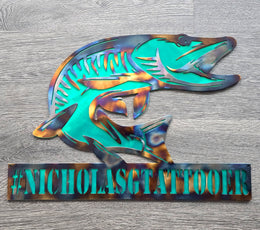 Muskie Metal Wall Art
