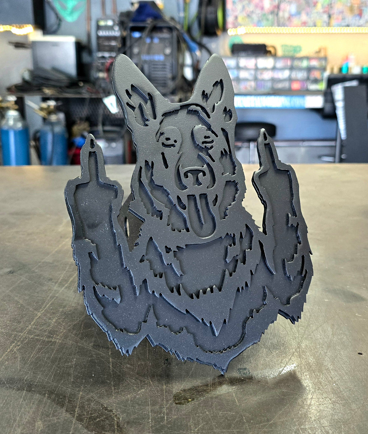 German Shepherd Metal Hitch Cover #3