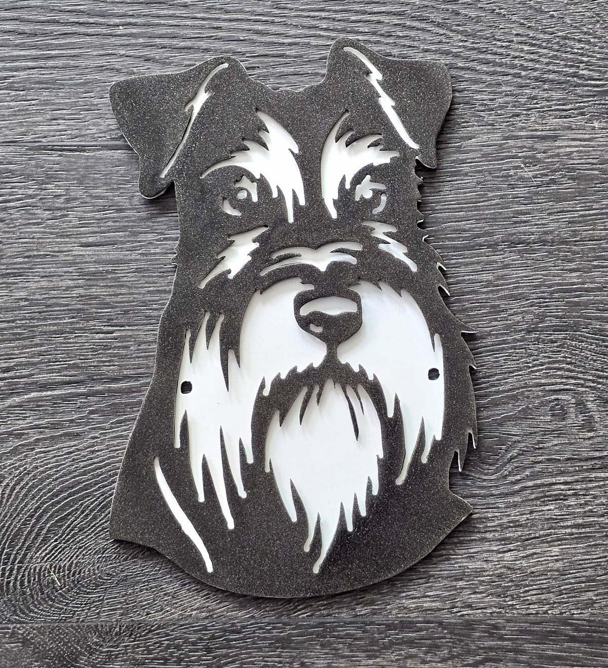 Schnauzer Metal Wall Art