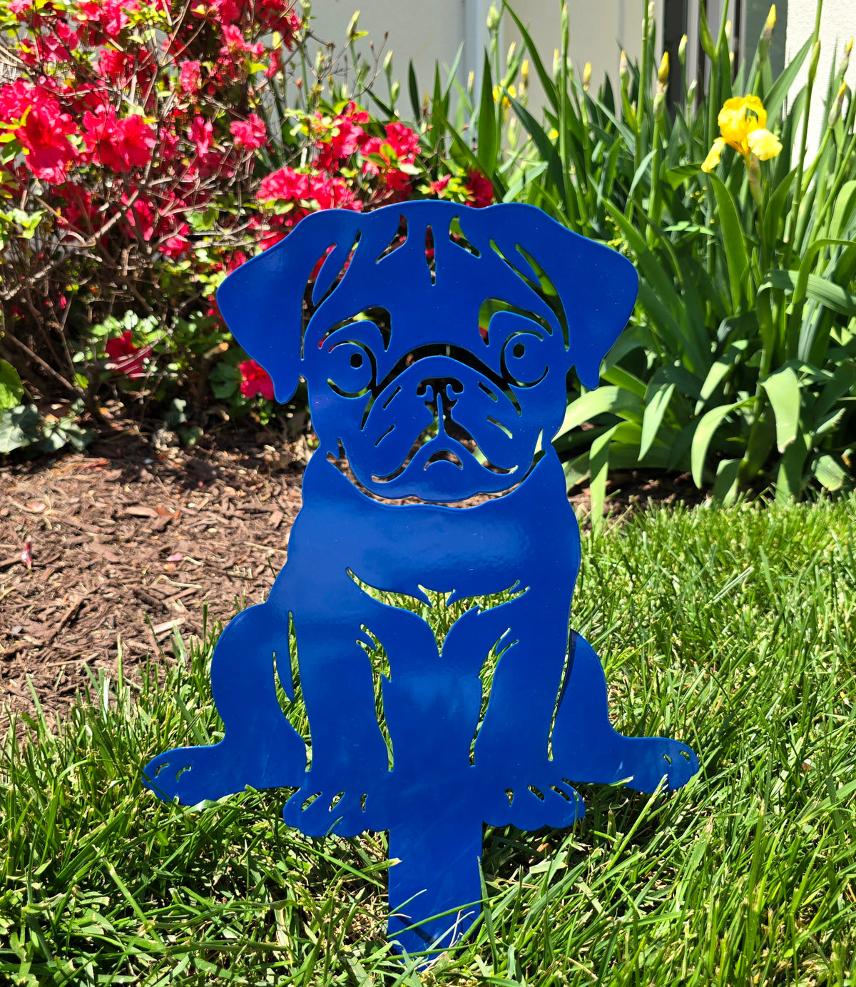 Pug Garden Stake #5