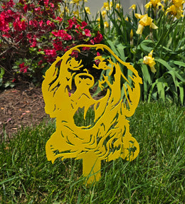 Golden Retriever Garden Stake