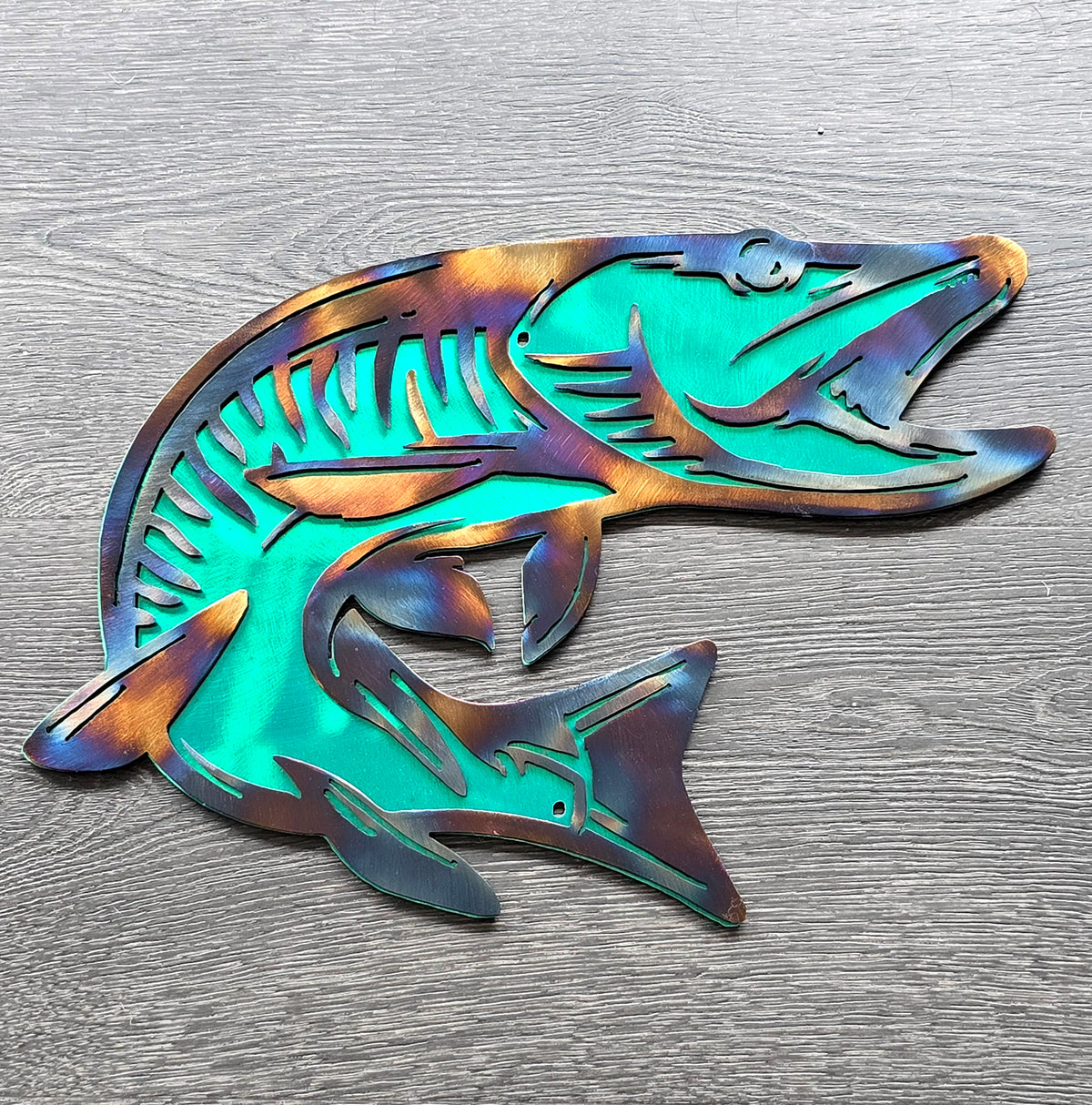 Muskie Metal Wall Art