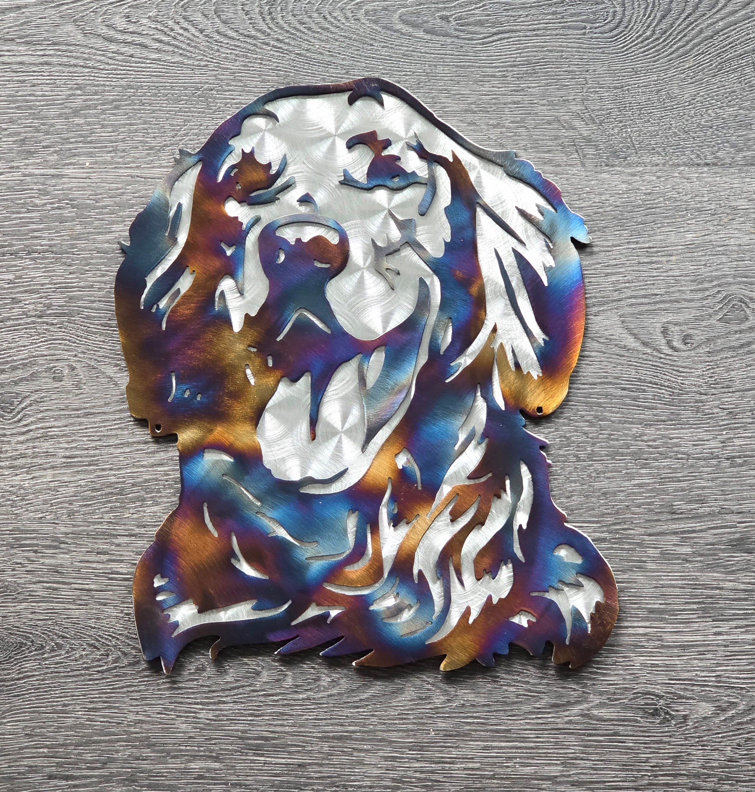 Golden Retriever #2 Metal Art
