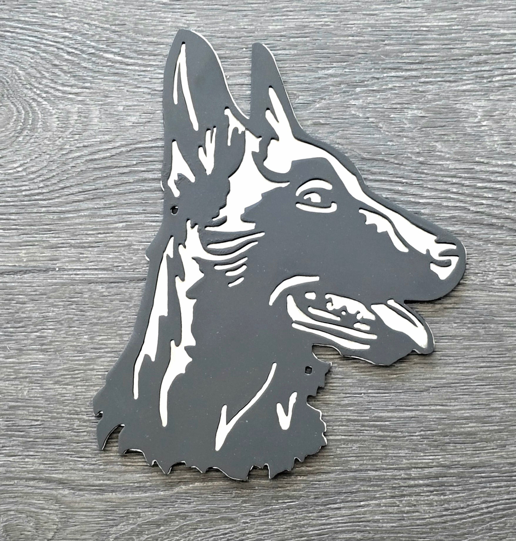 Belgian Malinois Metal Wall Art #2