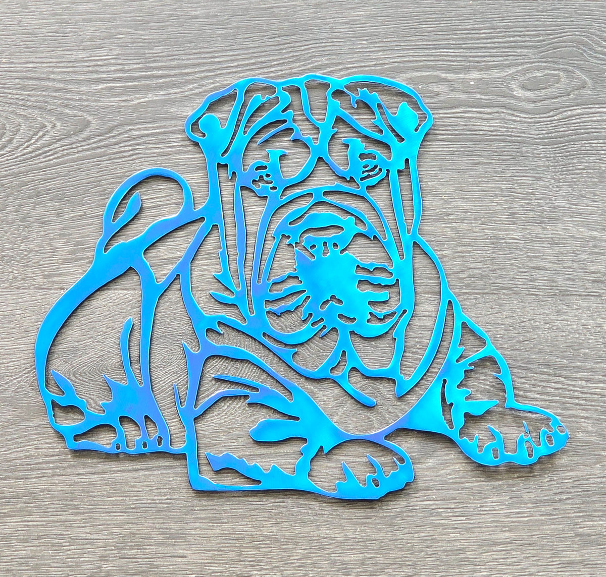 Shar Pei Metal Wall Art