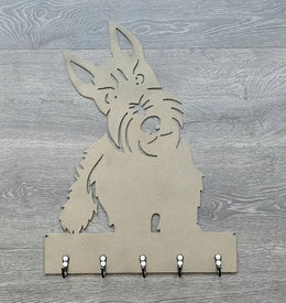 Scottish Terrier Key & Leash Hanger