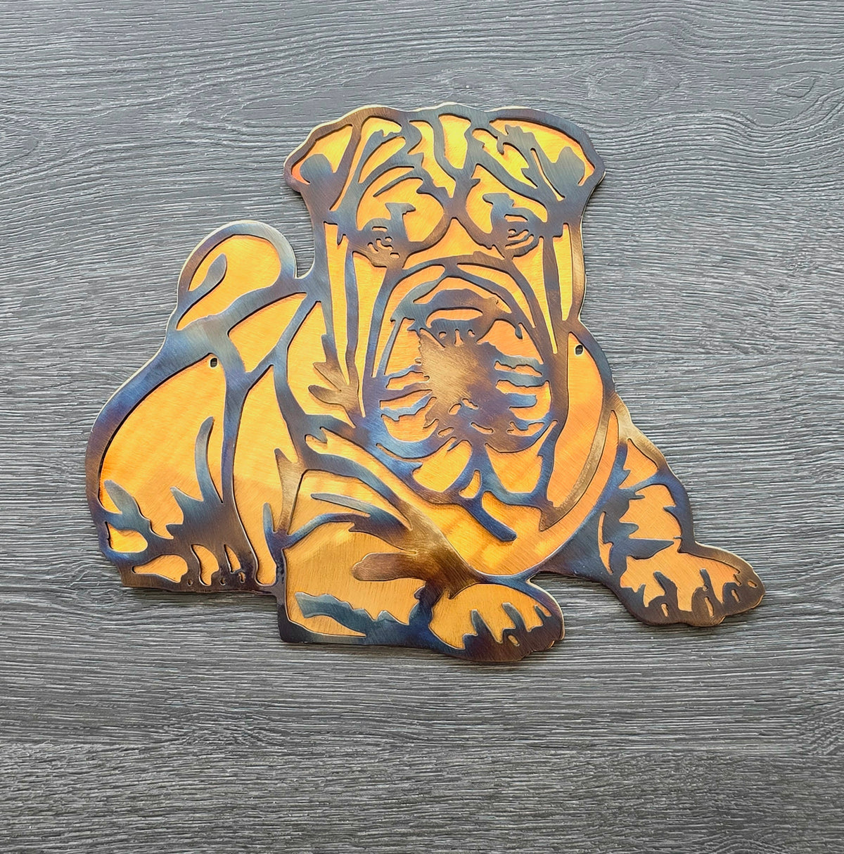 Shar Pei Metal Wall Art