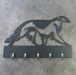 Borzoi Key & Leash Hanger