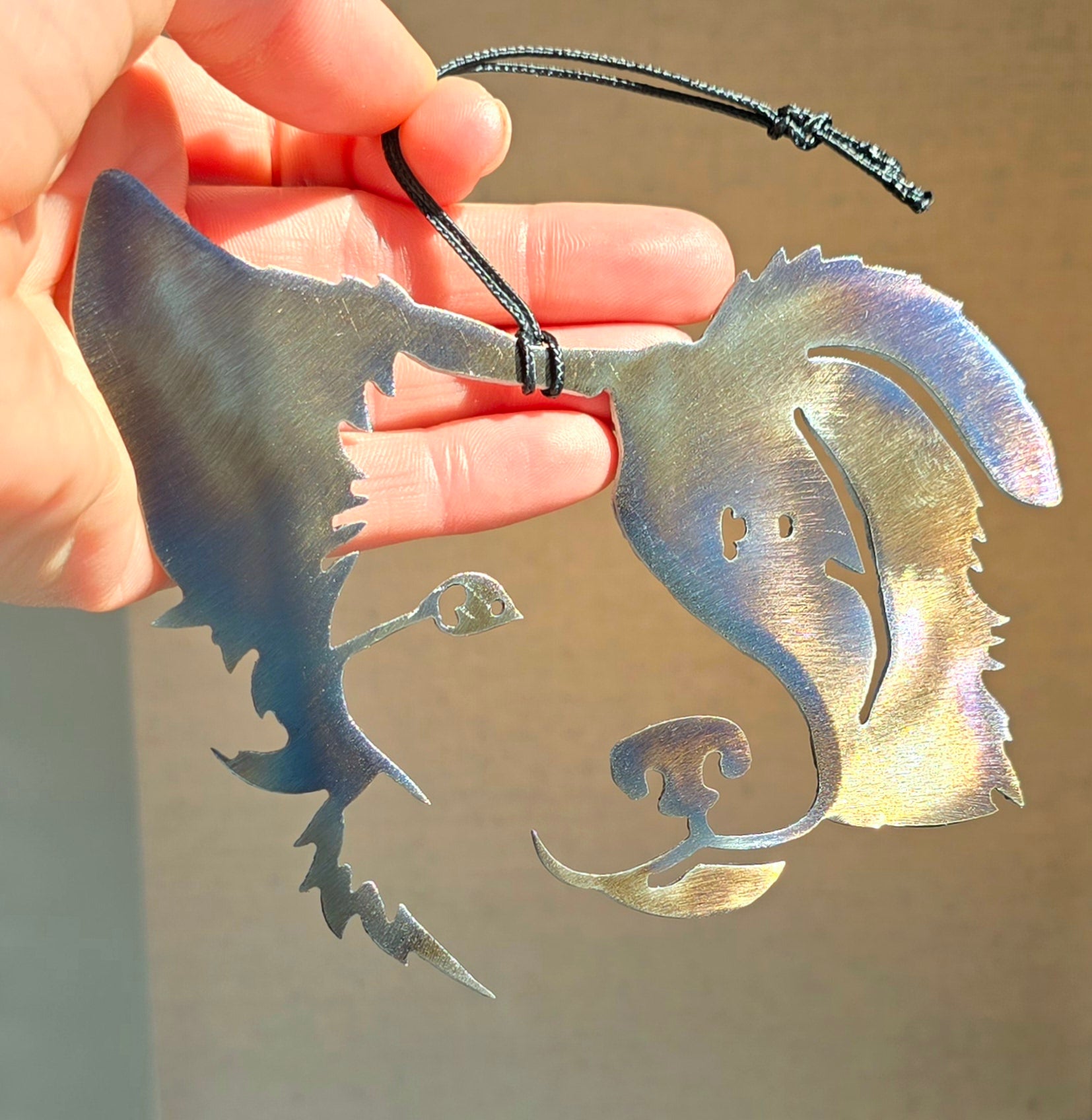 Extra Metal- Border Collie Ornament