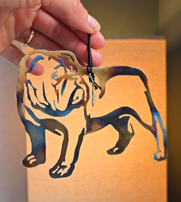 Bulldog Ornament