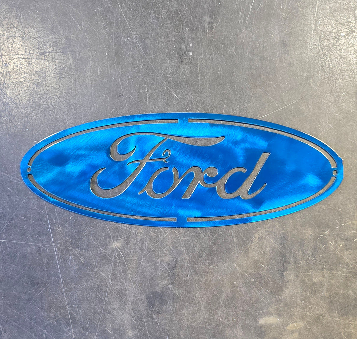 Ford Logo Metal Wall Art