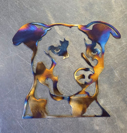 Pitbull Metal Wall Art