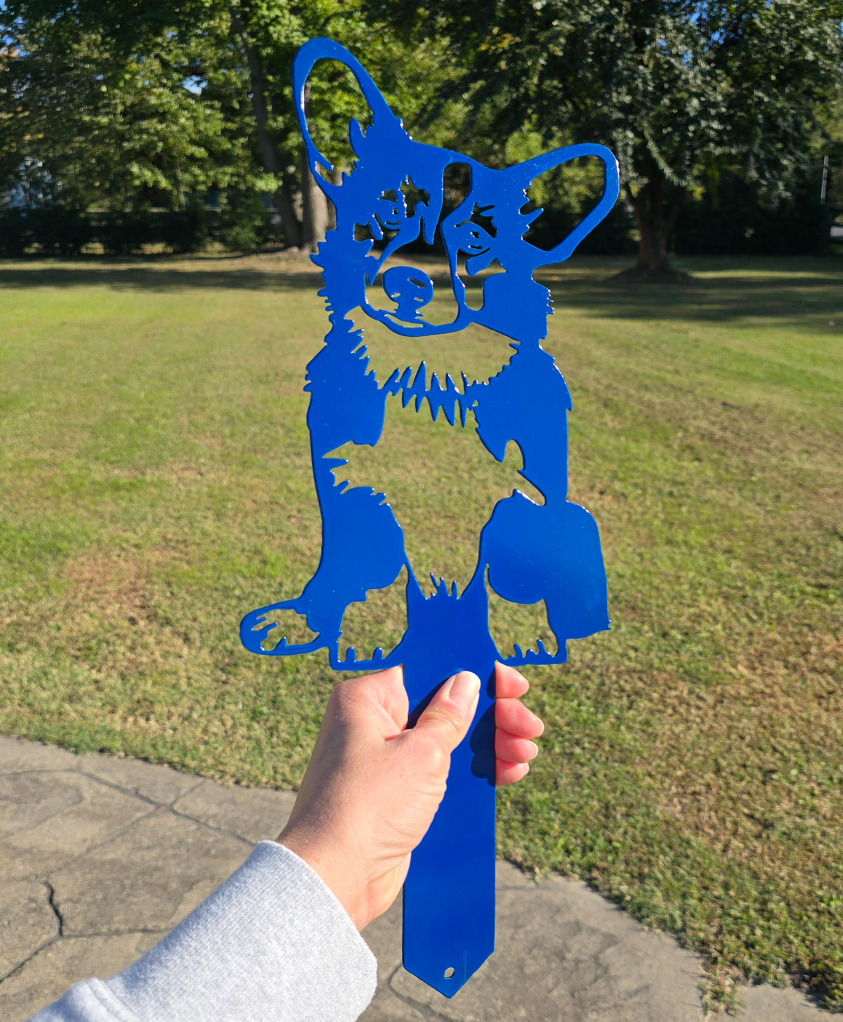 Corgi Docked Tail Garden Stake