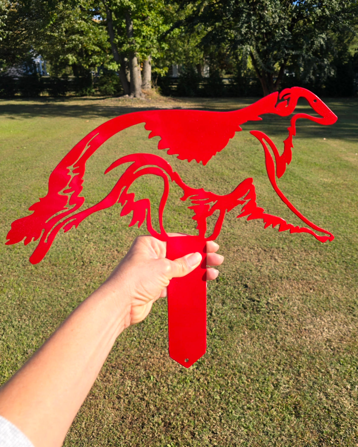 Borzoi Garden Stake #2