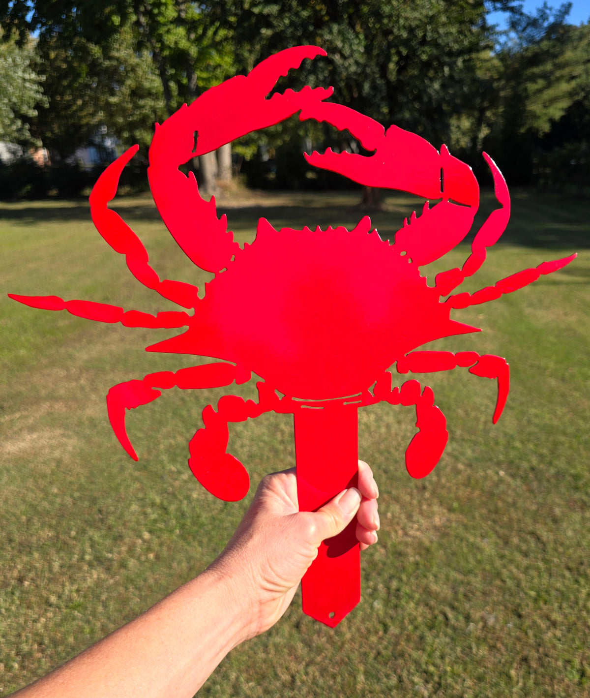 Blue Crab Garden Stake #5