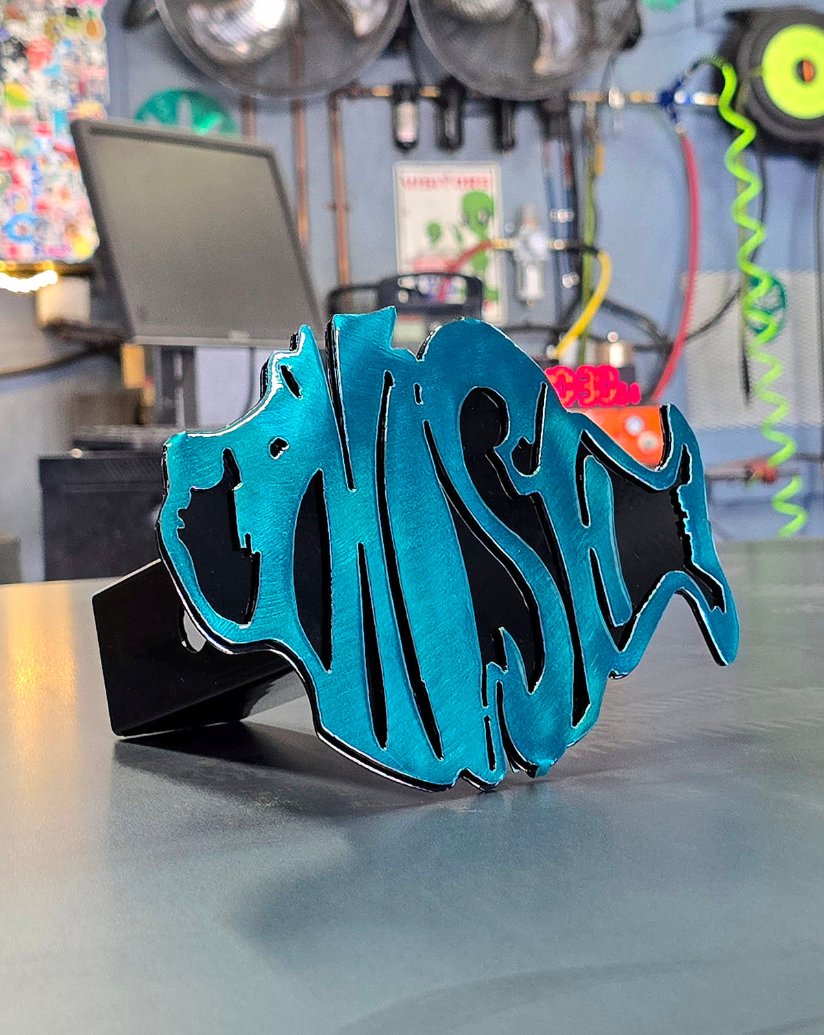 Phish Metal Hitch Cover