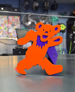 Dancing Bear Metal Hitch Cover