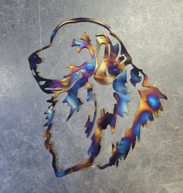 Golden Retriever Metal Wall Art