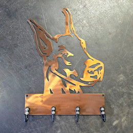 Doberman Pinscher Key & Leash Hanger
