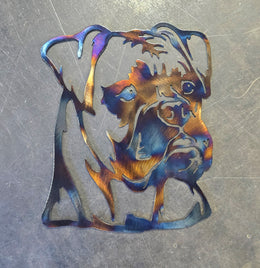 Boxer Metal Wall Art