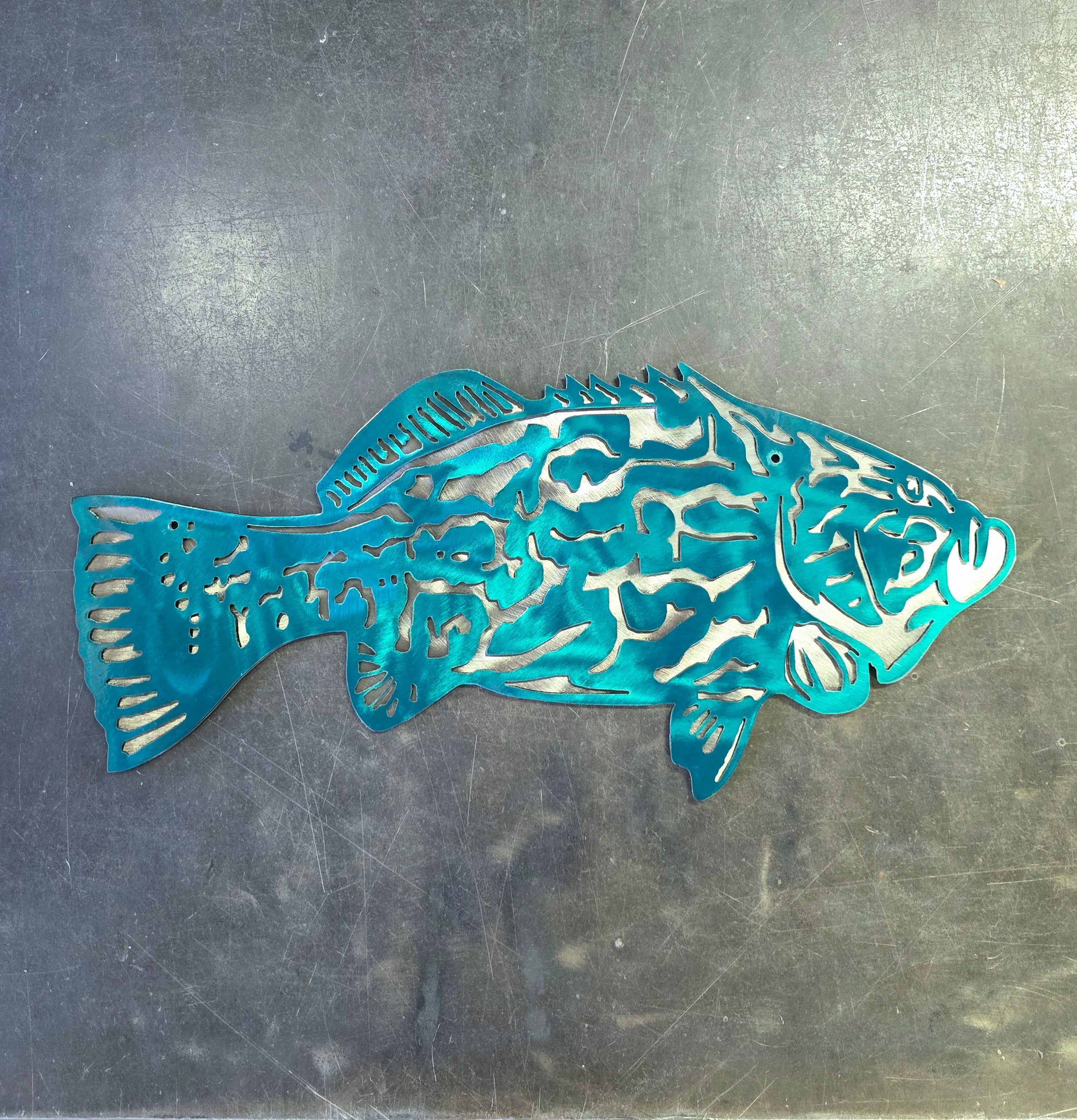 Grouper Metal Art