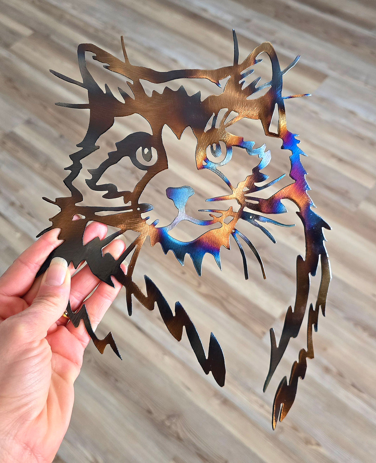 Cat Metal Wall Art #1