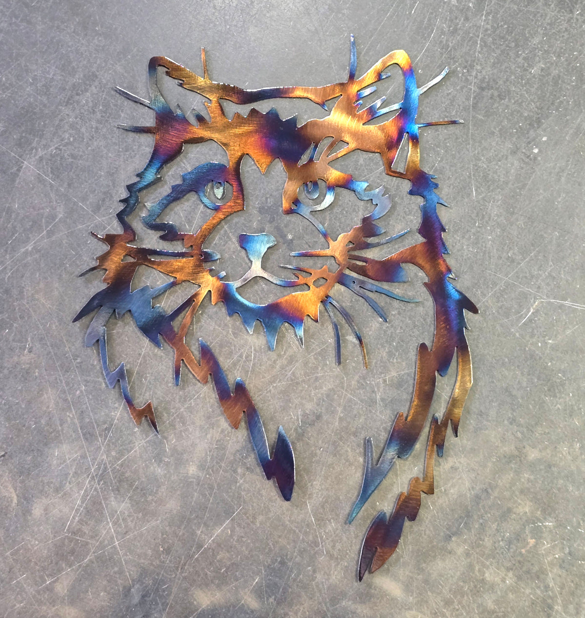 Cat Metal Wall Art #1