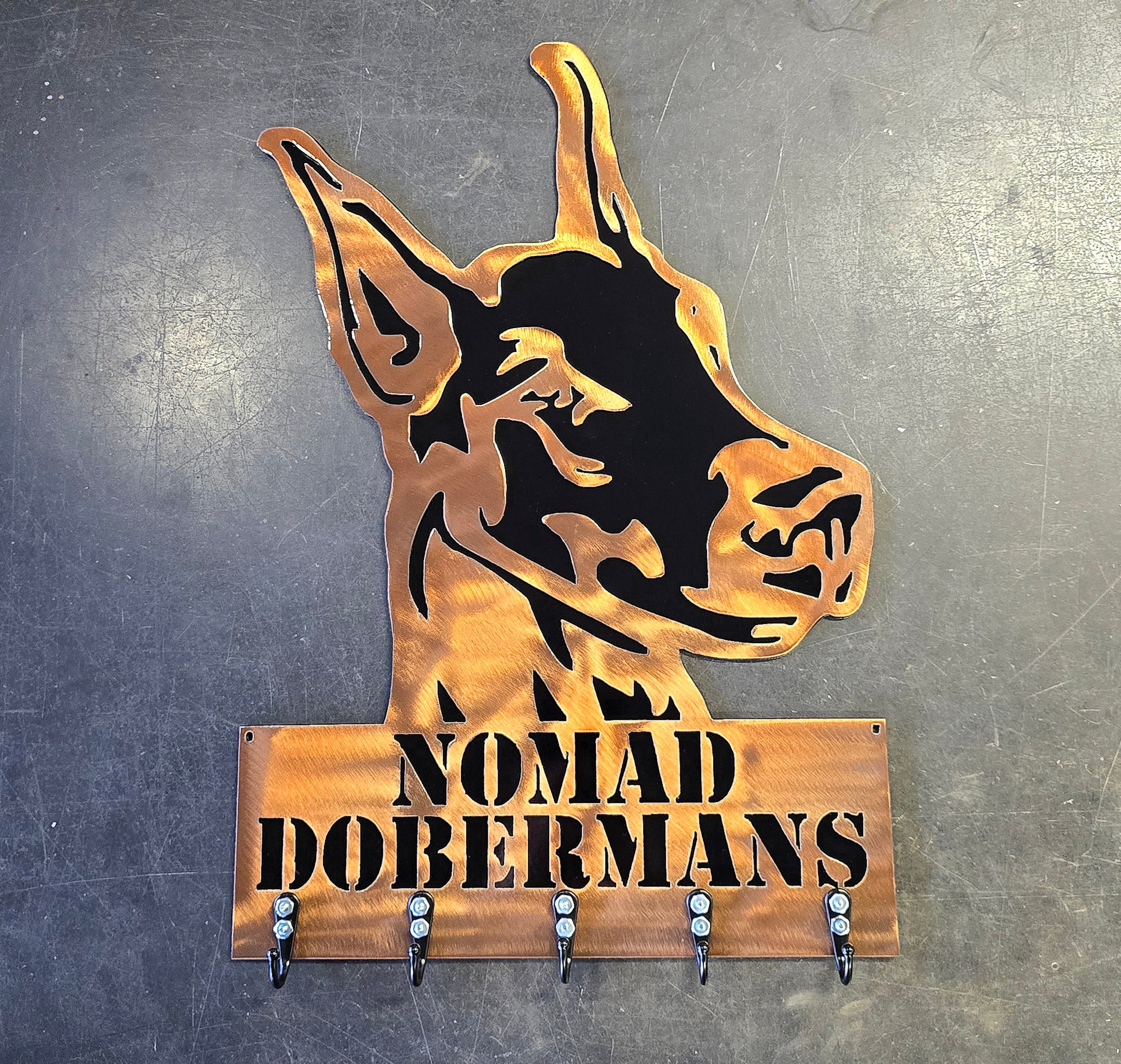 Doberman Pinscher Key & Leash Hanger #1