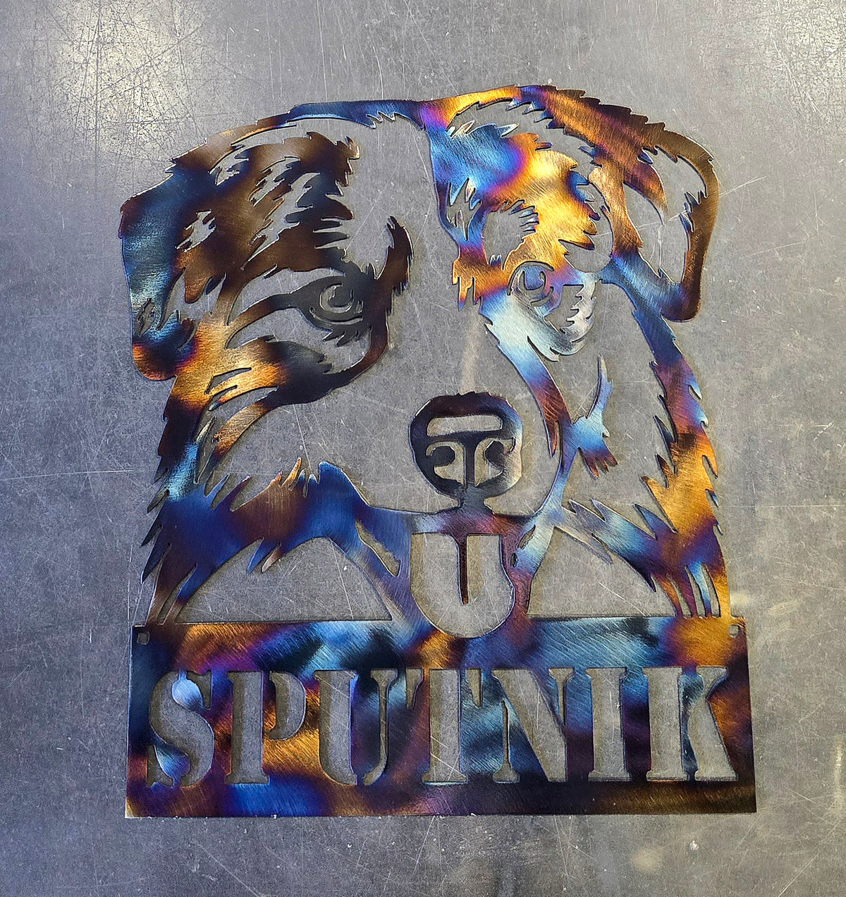 Australian Shepherd Metal Wall Art