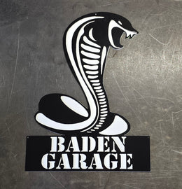 Mustang Cobra Metal Wall Art