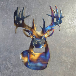 White-Tailed Deer Metal Wall Art