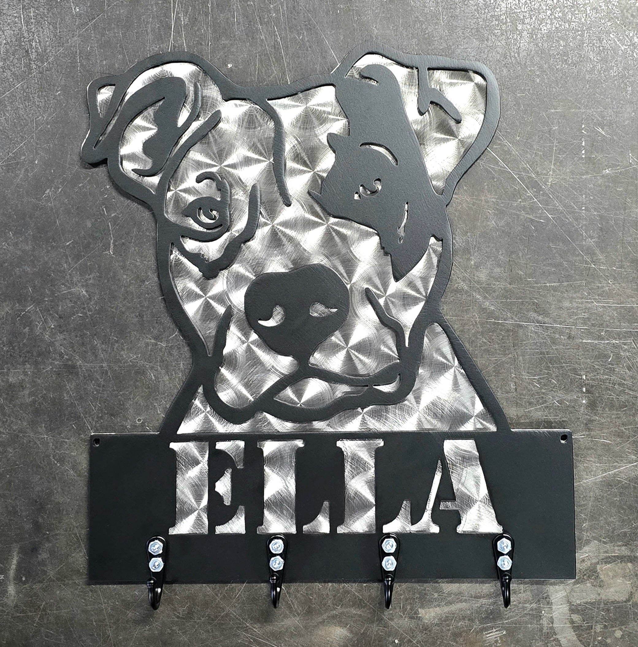 Pitbull Key & Leash Hanger #3