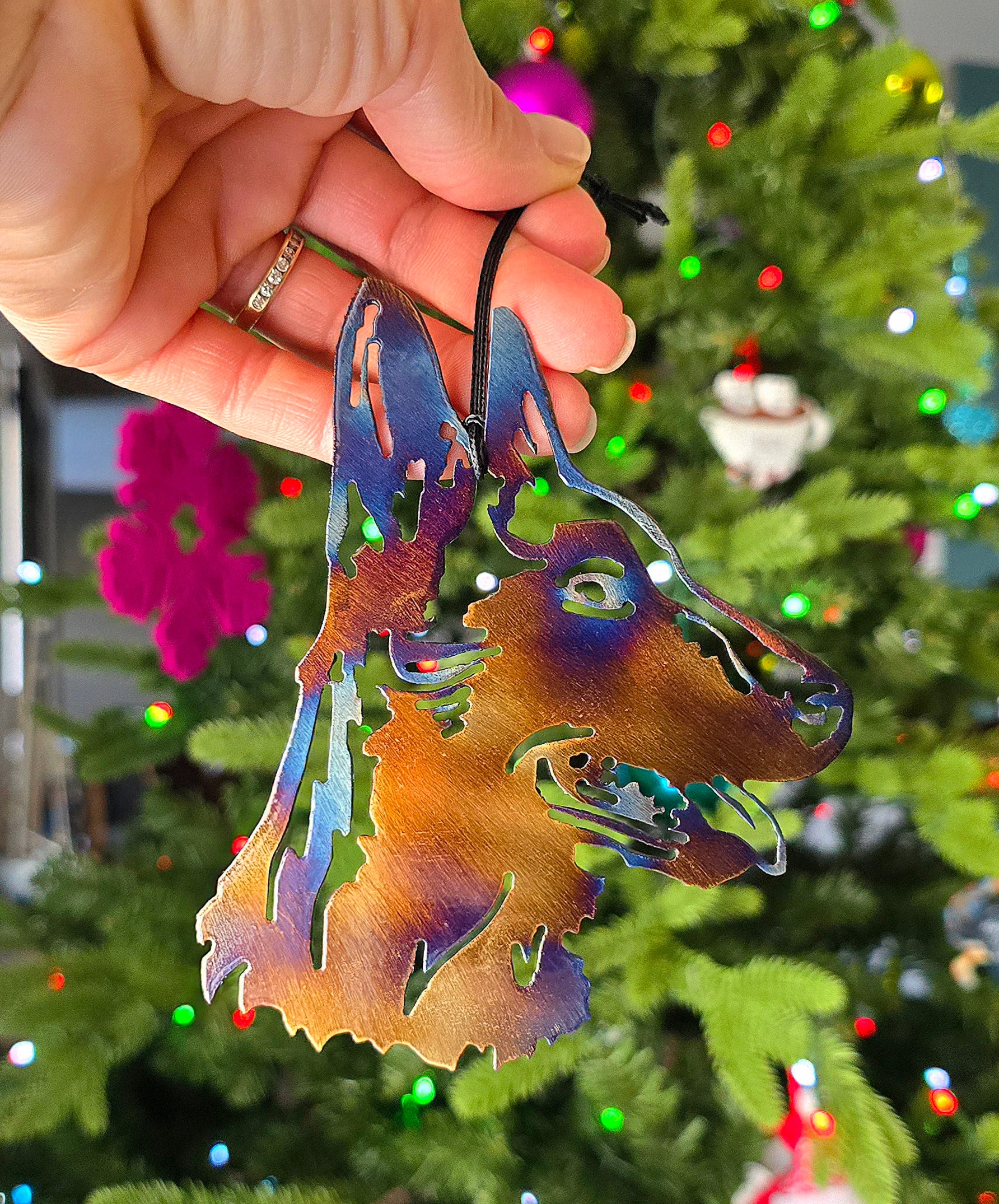 Belgian Malinois Ornament #2