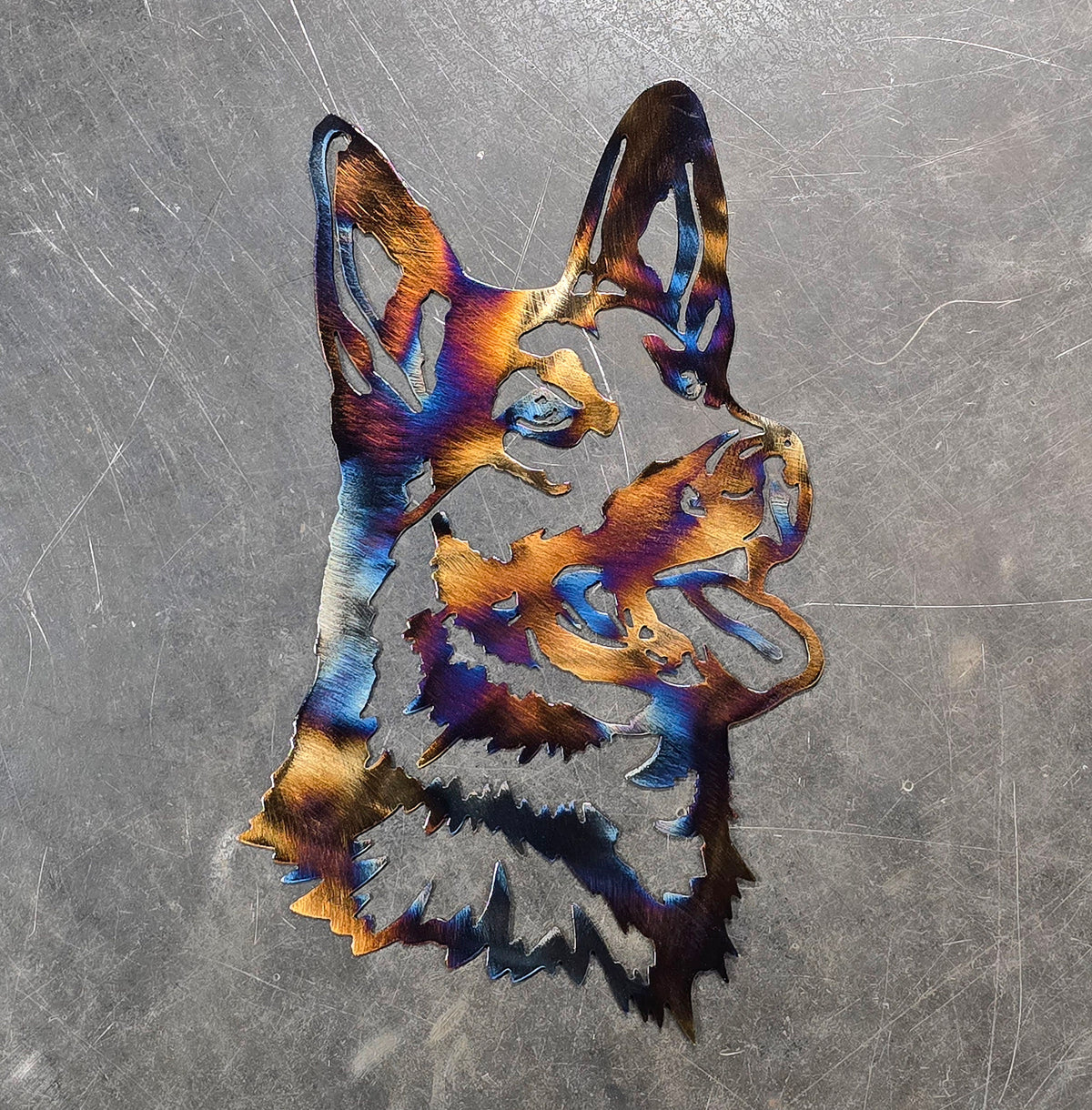 German Shepherd Metal Wall Art #1
