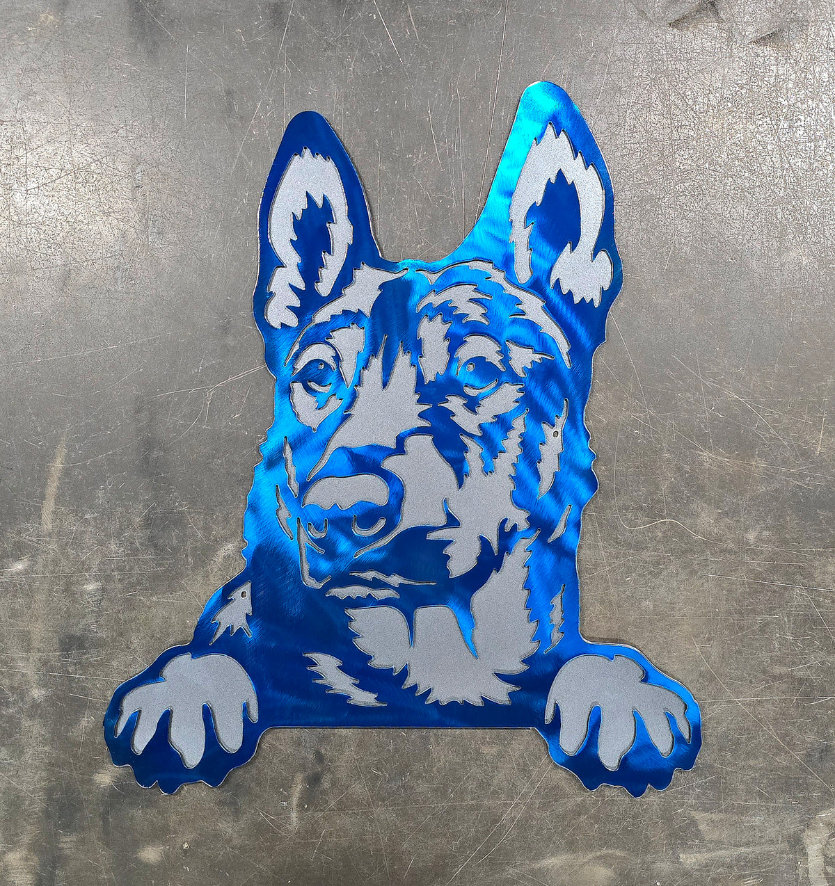 Belgian Malinois Metal Wall Art #3