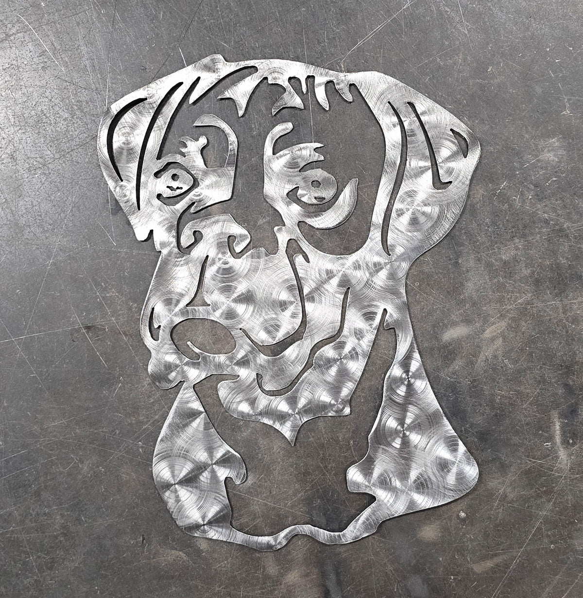 Boxer Metal Wall Art #1