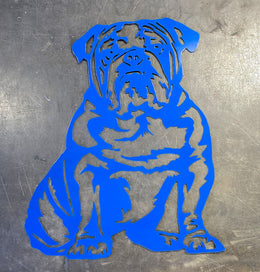 Bulldog Metal Wall Art